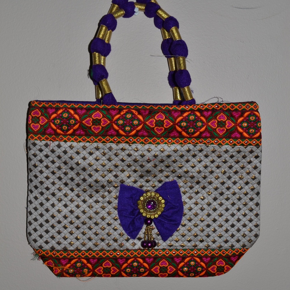 Fashion Designer Purse -- handmade